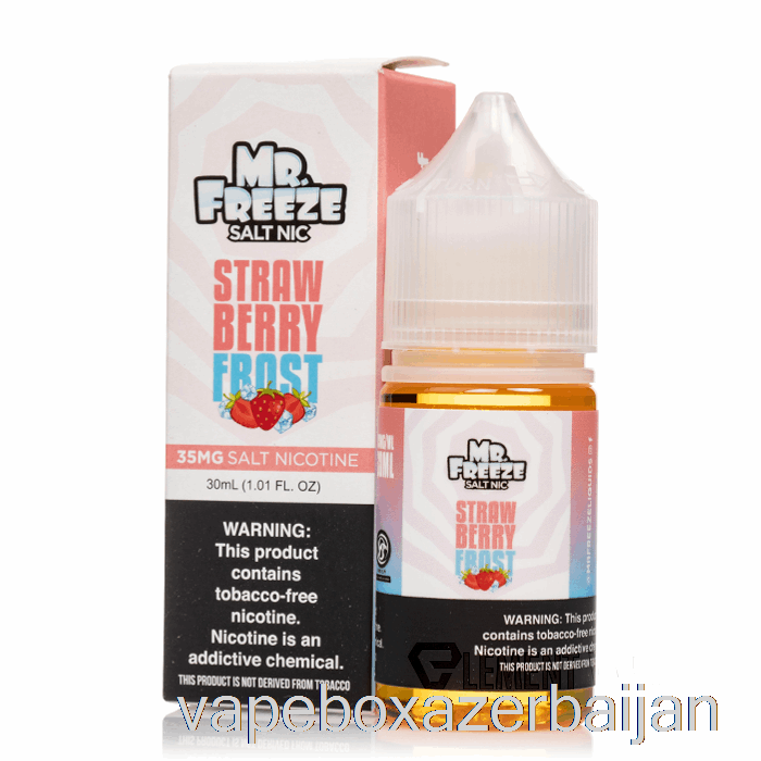 Vape Box Azerbaijan Strawberry Frost - Mr Freeze Salts - 30mL 35mg